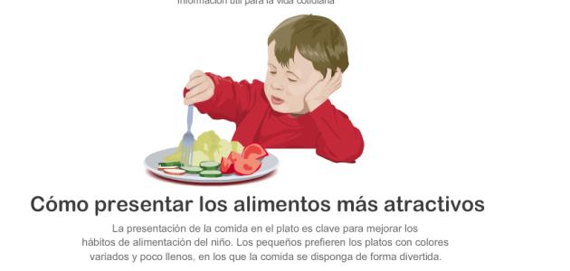 Cómo presentar los alimentos más atractivos para los niños
