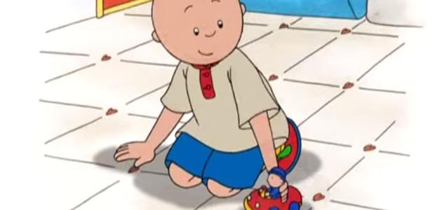 Caillou planta zanahorias
