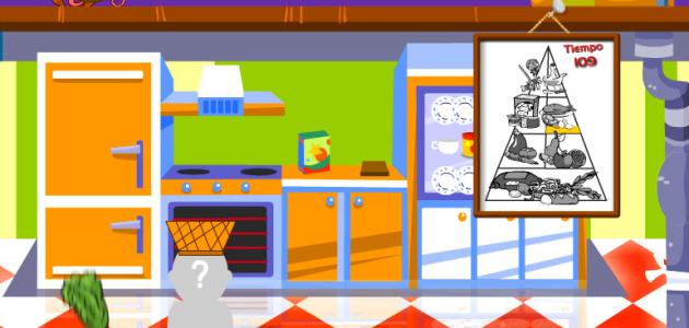 juego online alimentacion pirámide nutricion