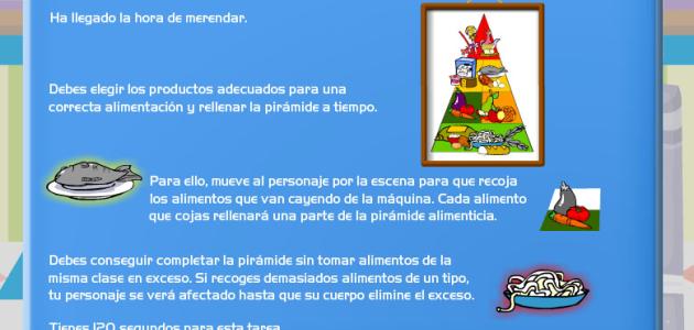 Juegos alimentación sana de niños y niñas 