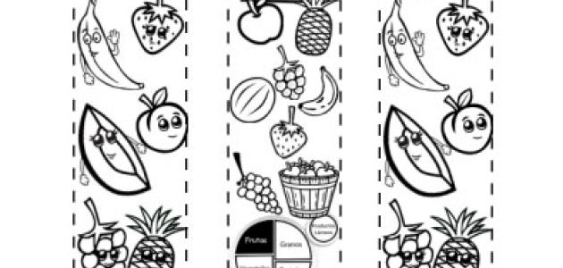 juegos Colorear: Marcadores de frutas