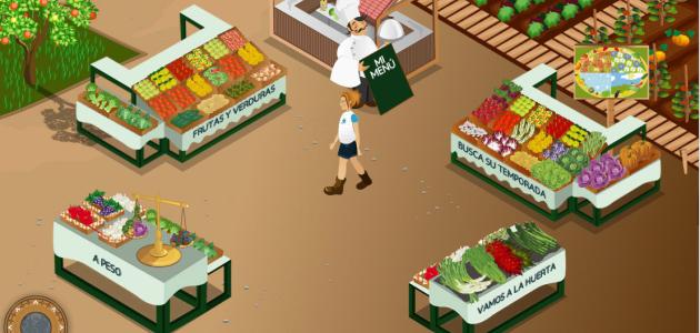 juegos Frutas y verduras. Para una alimentación sana