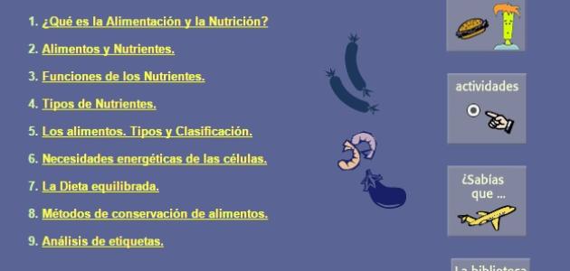 Alimentacion y nutrición