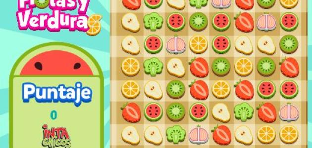 Juego interactivo Nuestras frutas y verduras