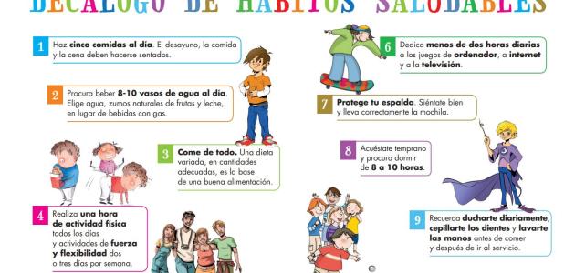 Decálogo de hábitos saludables