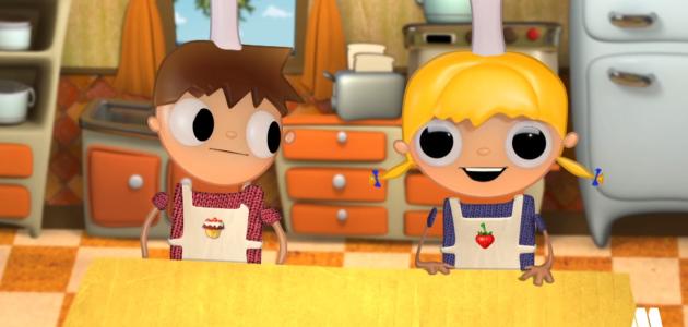 Recetas desayunos saludables para niños. Telmo y Tula pequeños cocineros